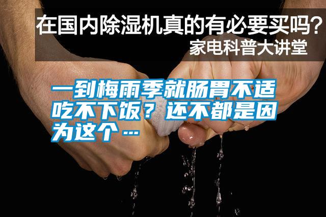 一到梅雨季就腸胃不適吃不下飯?還不都是因為這個…