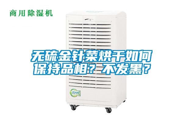無硫金針菜烘干如何保持品相?不發黑?