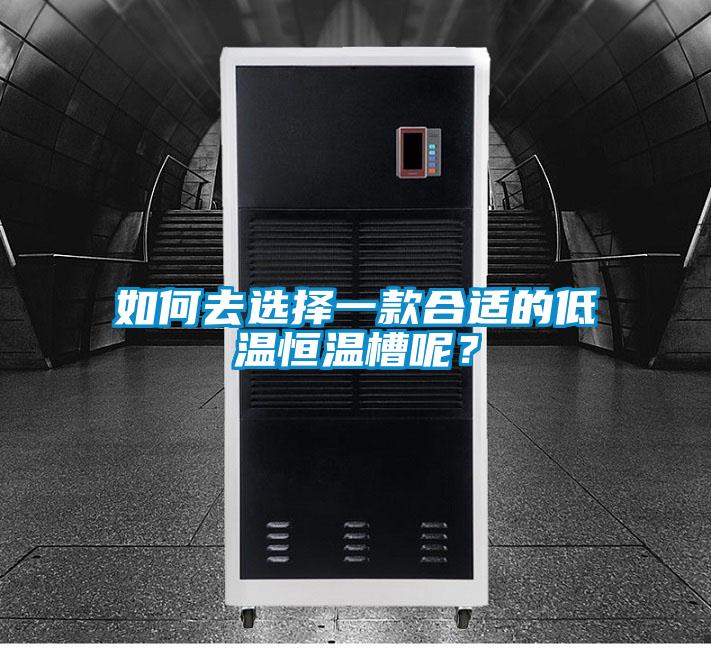 如何去選擇一款合適的低溫恒溫槽呢?