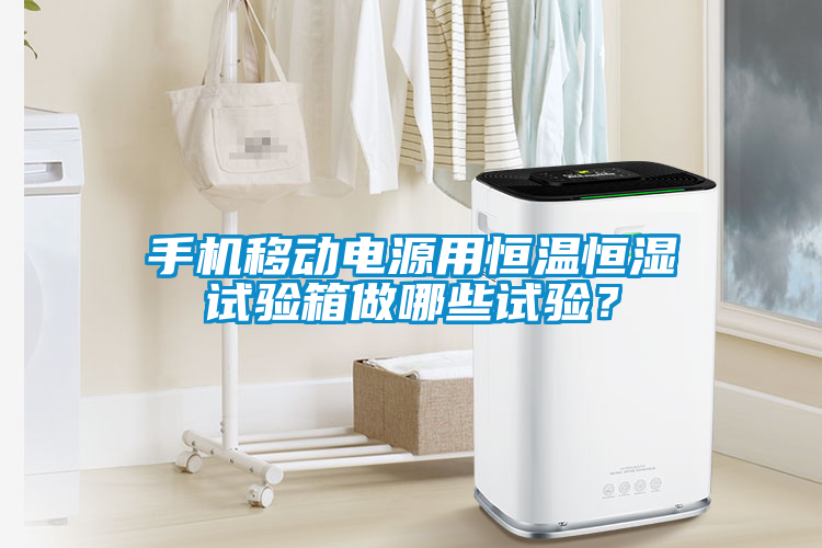 手機移動電源用恒溫恒濕試驗箱做哪些試驗？